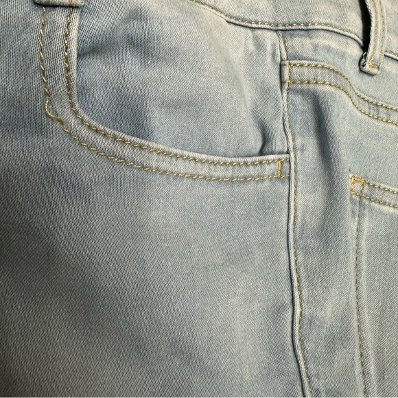 STELLA MCCARTNEY Jessica Skinny Ankle Zip Jeans Light Blue Wash Size 28 Designer - Picture 10 of 13